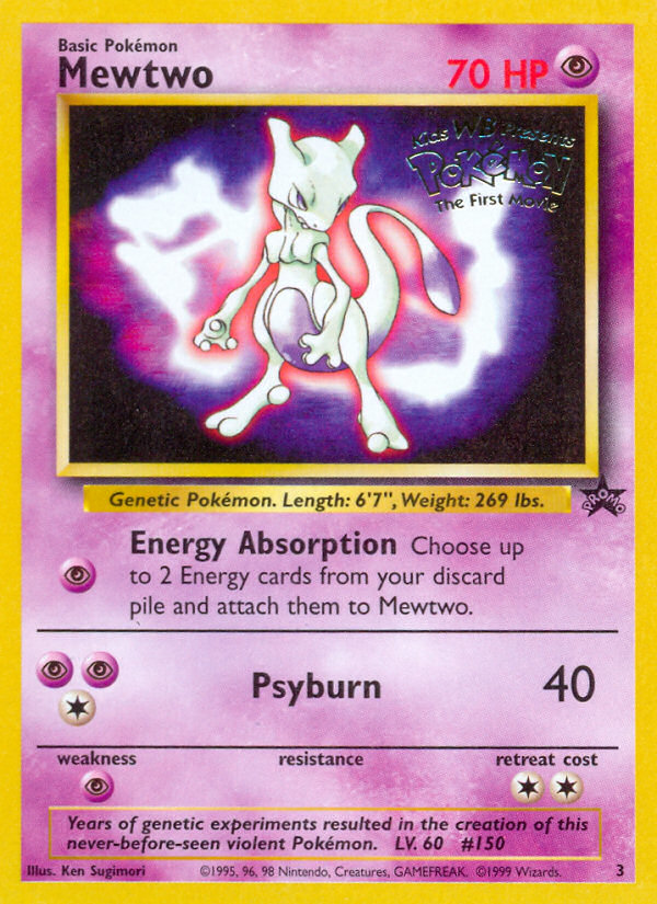 Pokemon Promo Mewtwo #3
