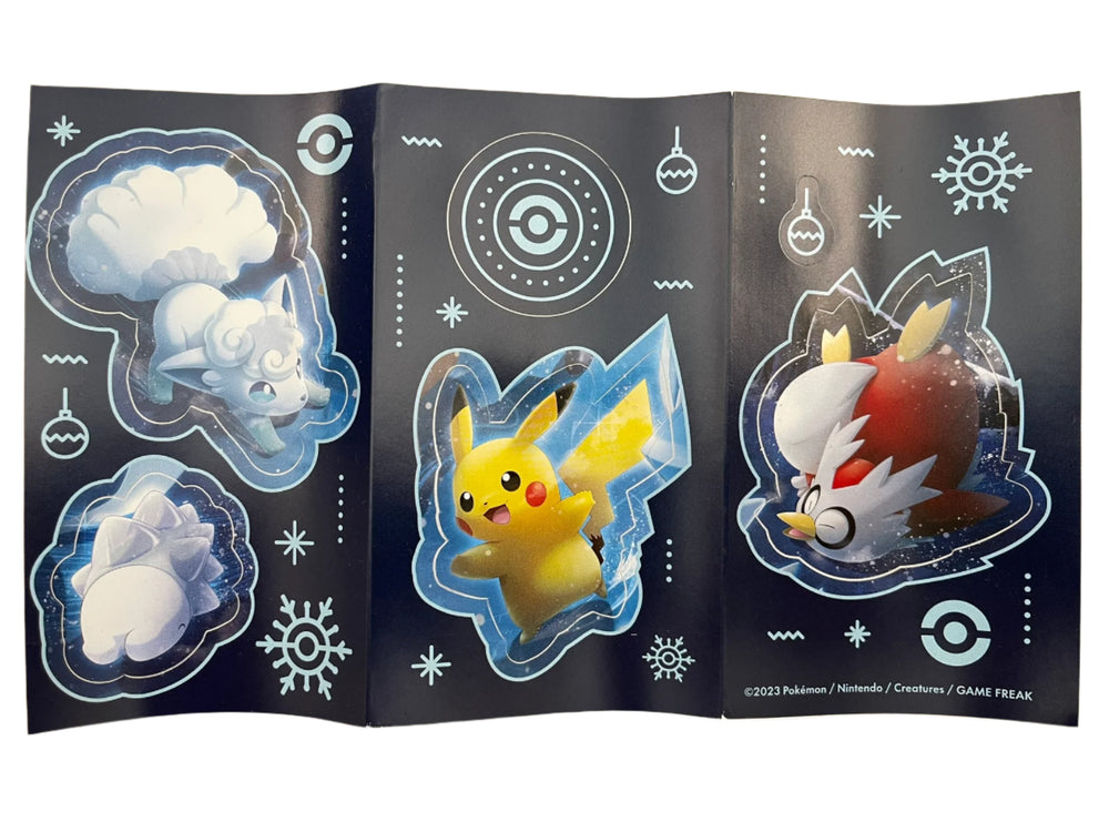 Pokemon 2023 Holiday Calendar Sticker Collection 1 of 2