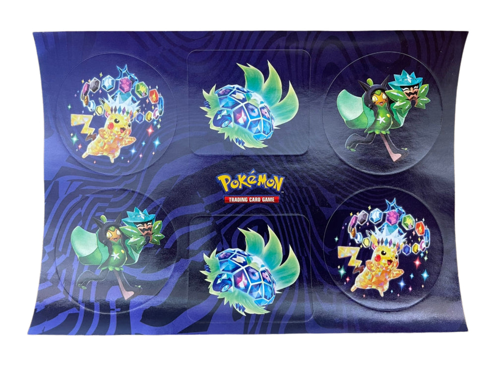 Pokemon Surging Sparks Pikachu, Terapagos and Teal Mask Ogerpon Sticker