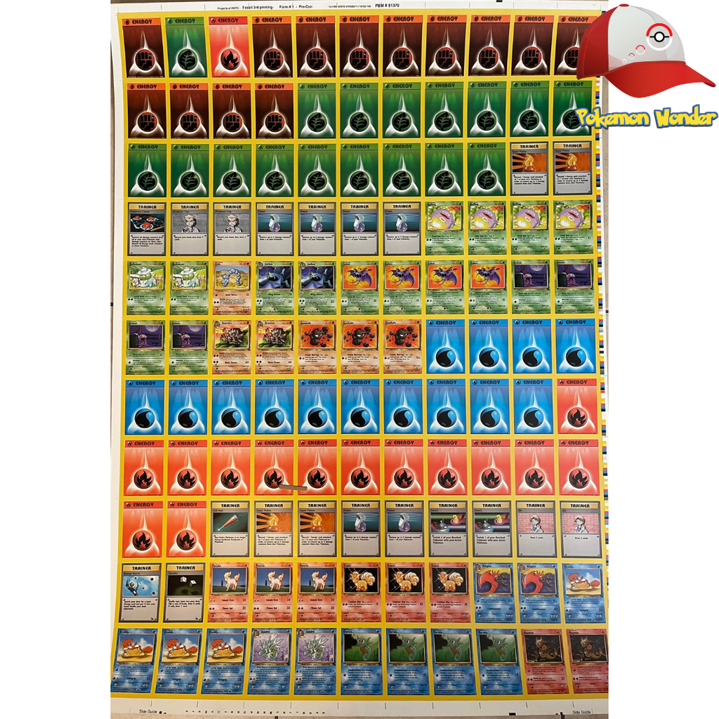 pokemon card sheets Wizards of the Coast 1999 Pokémon Uncut Bodyguard Pre-constructed Quantity:200 MTG Final Fantasy Collector judith