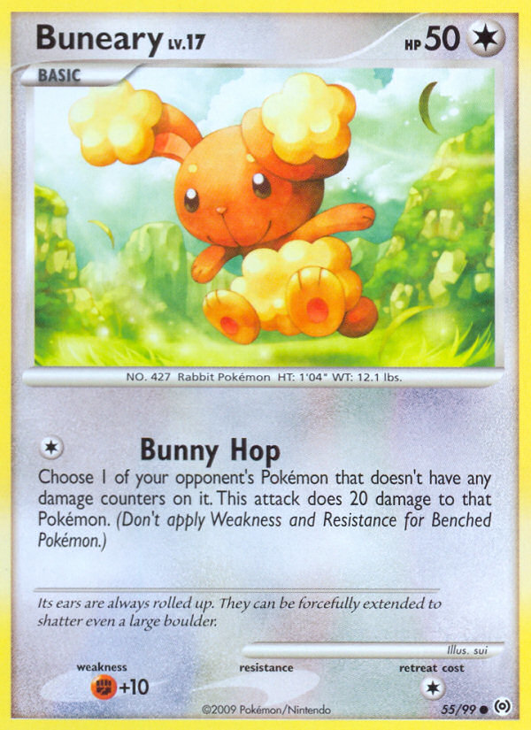 pokemon buneary card Buneary (55/99) [Platinum: Arceus]