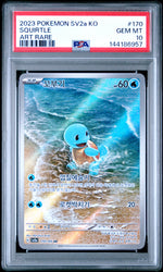 Pokemon Squirtle Art Rare Korean Sv2a Card 151 170/165 PSA 10