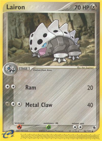 Lairon (36/109) [EX: Ruby & Sapphire]