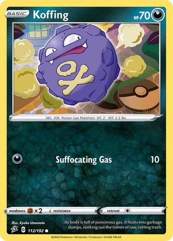 Koffing (112/192) [Sword & Shield: Rebel Clash]