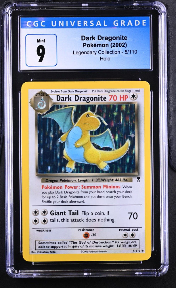 Pokemon Dark Dragonite Holo ??POP 54?? Legendary Collection 5/110 CGC Mint 9
