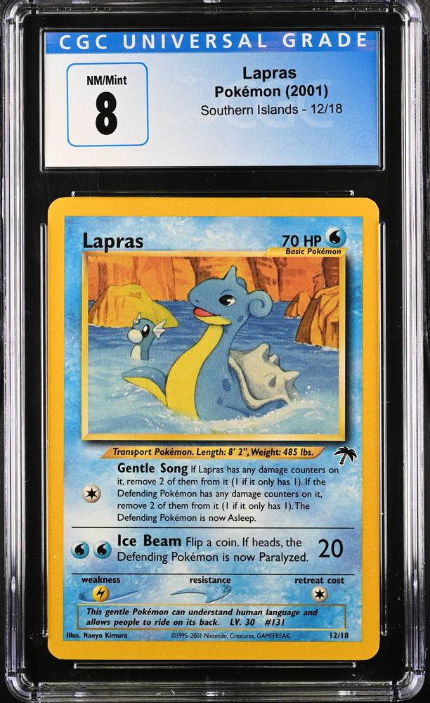 CGC 8 - 2001 Southern Islands Lapras 12/18