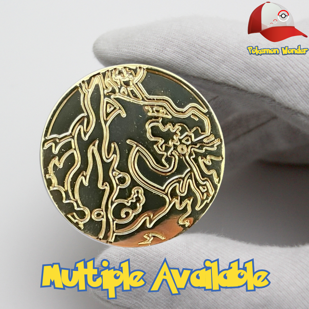 Sword & Shield - Charizard Ultra-Premium Collection - Gold Metal Charizard Coin
