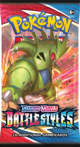 Battle Styles Booster Pack - TCG Code Card