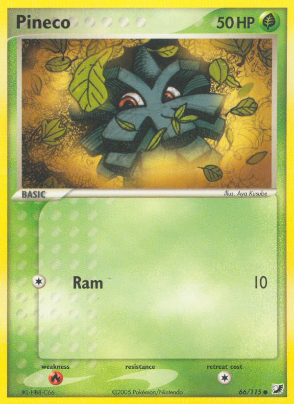 pineco pokemon card Pineco Pokmon Card Game e-Series 1st Edition E4 012/088 Japanese M2-53