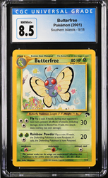 CGC 8.5 - 2001 Southern Islands Butterfree 9/18