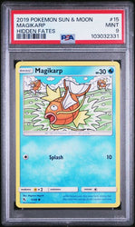 PSA 9 - 2019 Sun & Moon Hidden Fates Magikarp 15/68 Pokemon Card