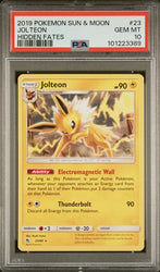 PSA 10 - 2019 Sun & Moon Hidden Fates Jolteon 23/68 Pokemon Card
