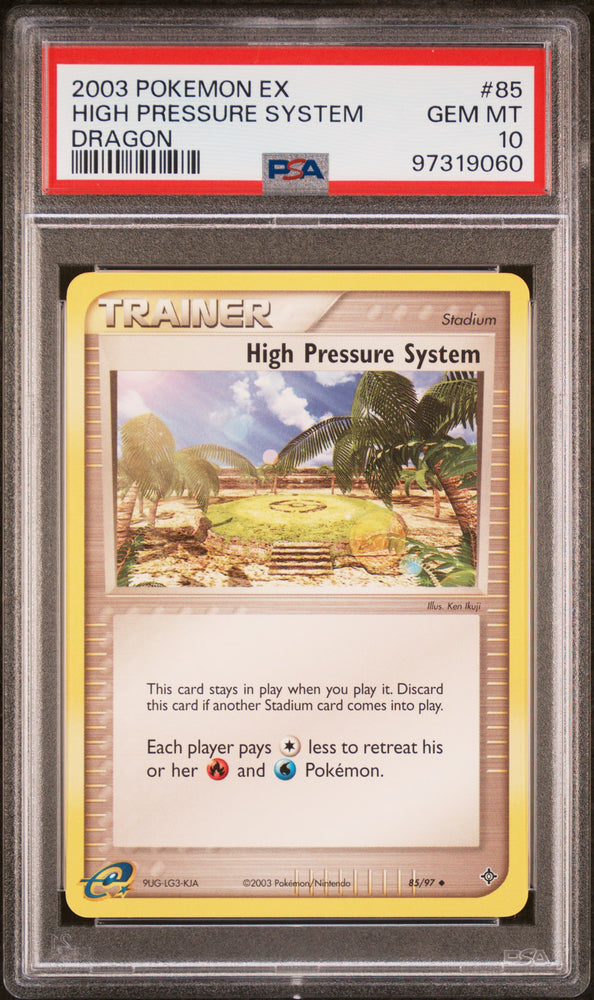High Pressure System🔥POP 11🔥2003 EX Dragon 85/97 PSA Gem Mint 10