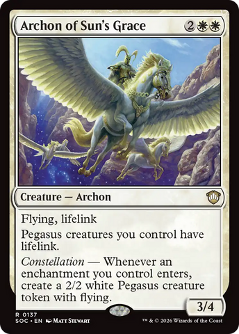 Archon of Sun's Grace [Secrets of Strixhaven Commander]