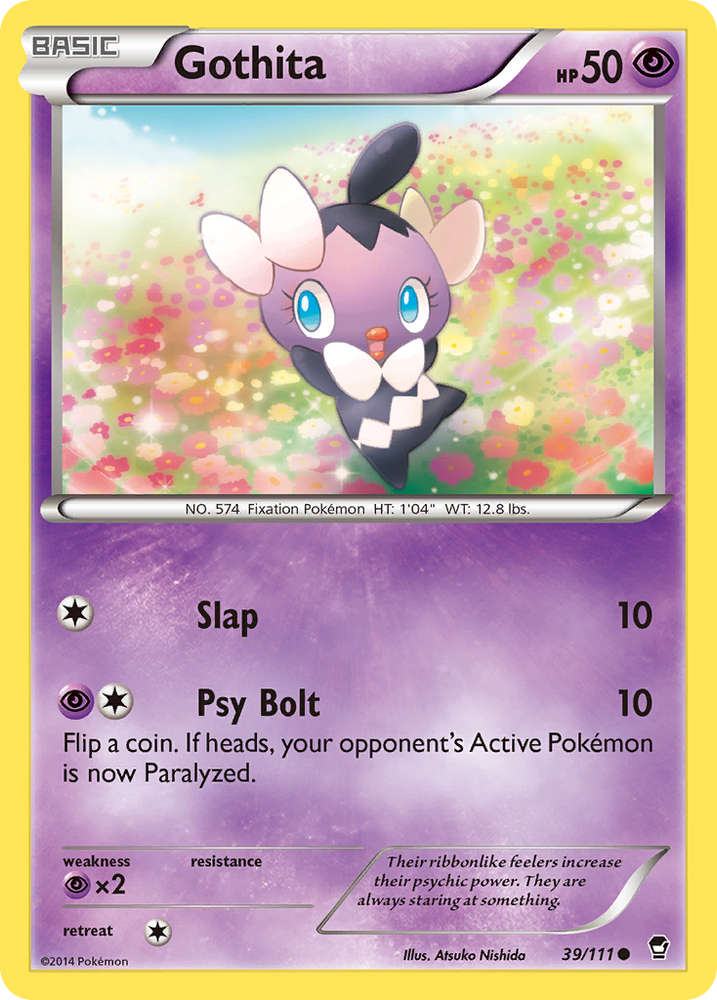 Pokemon Furious Fists Gothita #39 Pokemon Furious Fists Gothita #39