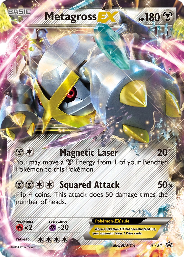Pokemon Promo Metagross-EX XY34