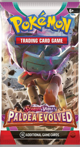 Paldea Evolved Booster Pack - TCG Code Card