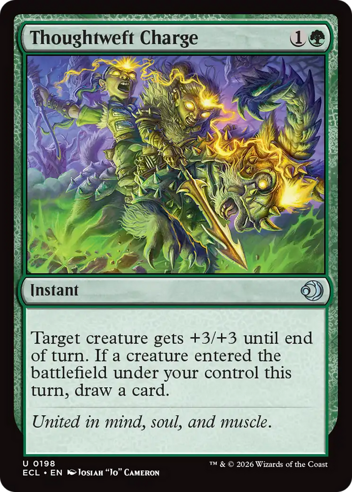 Thoughtweft Charge [Lorwyn Eclipsed]