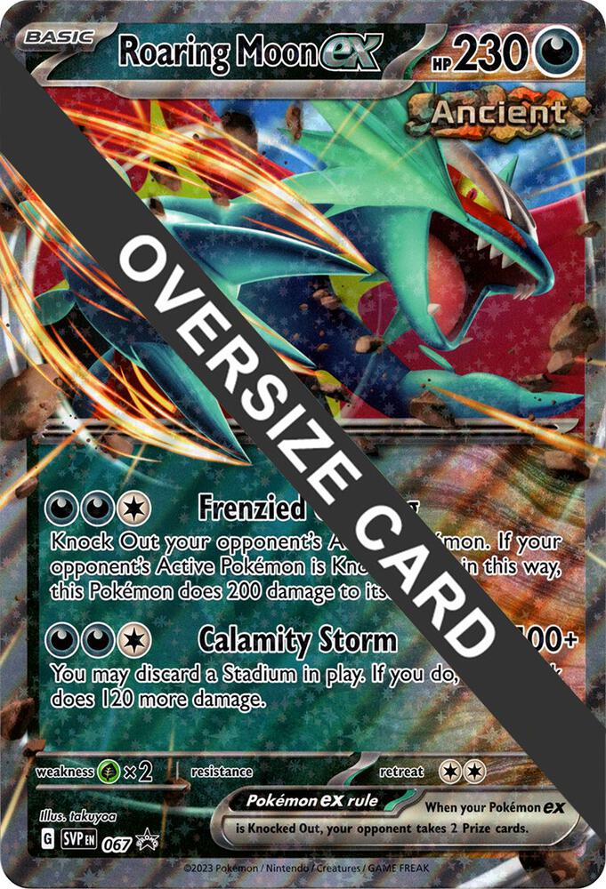 Roaring Moon ex (SVP067) (Jumbo Card) [Scarlet & Violet: Black Star Promos]