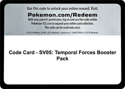 Temporal Forces Booster Pack - TCG Code Card