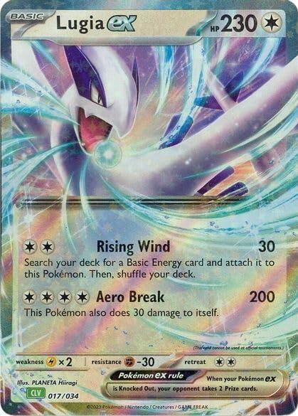 Lugia ex (017/034) (Jumbo) [Trading Card Game Classic]