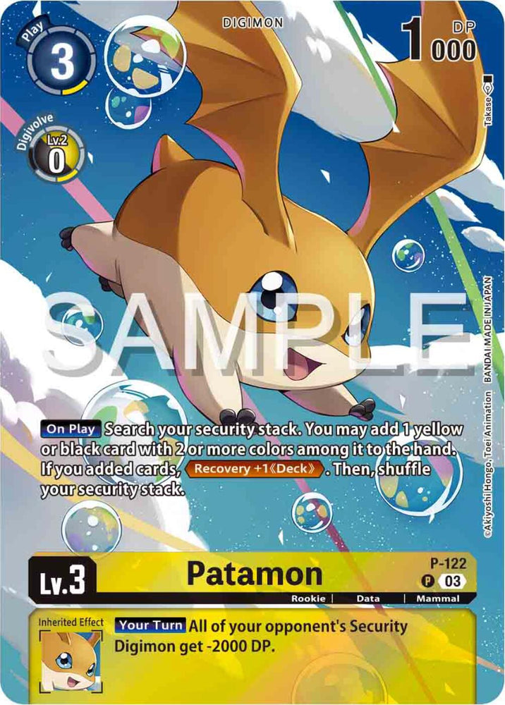 Patamon [P-122] (Digimon Adventure 02: The Beginning Set) [Promotional Cards]