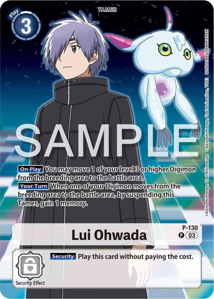 Lui Ohwada [P-130] (Digimon Adventure 02: The Beginning Set) [Promotional Cards]