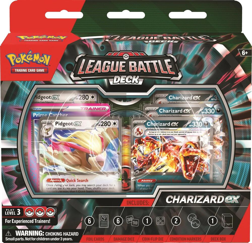 Charizard ex League Battle Deck - TCG Code Card