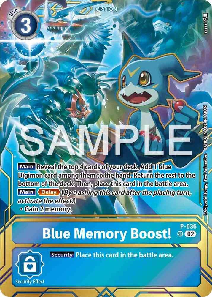Blue Memory Boost! [P-036] - P-036 (Premium Card Collection - Memory Boost! Set) [Promotional Cards]