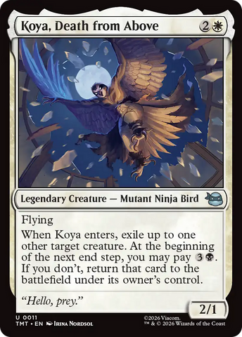 Koya, Death from Above [Teenage Mutant Ninja Turtles]