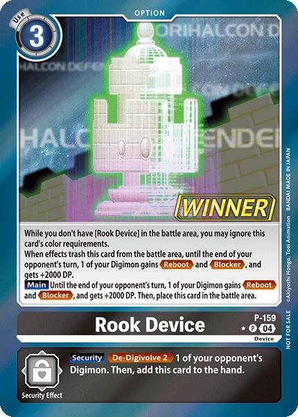 Rook Device [P-159] (Store Tournament 2024 Oct. - Dec. Winner Pack) [Promotional Cards]