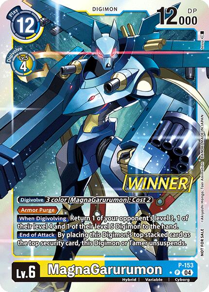MagnaGarurumon [P-153] (Store Tournament 2024 Oct. - Dec. Winner Pack) [Promotional Cards]