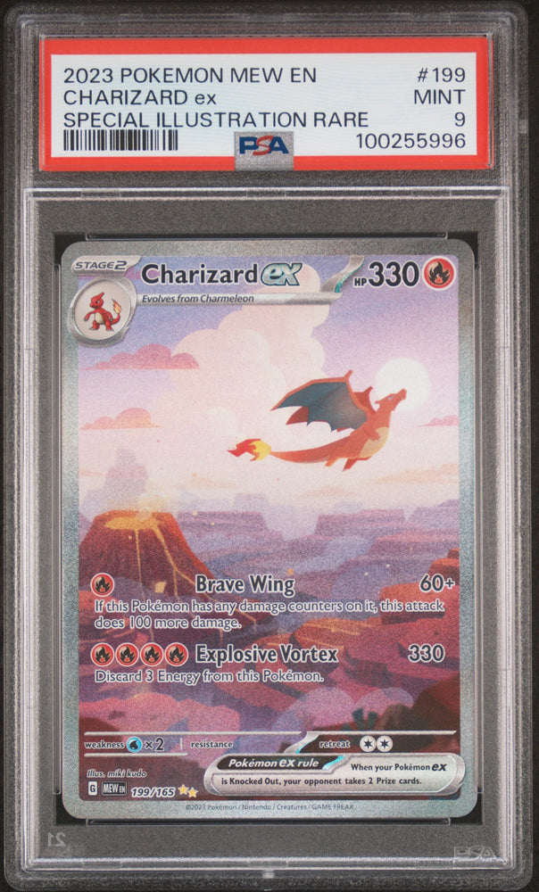Pokemon Charizard EX Special Illustration Rare 151 199/165 PSA 9
