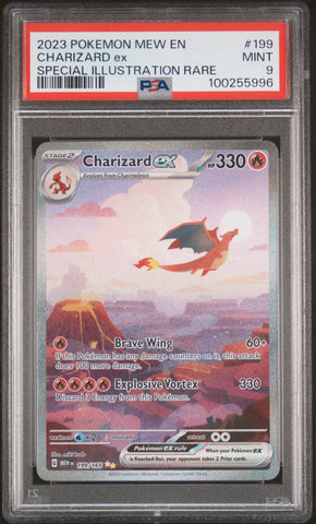 Pokemon Charizard EX Special Illustration Rare 151 199/165 PSA 9