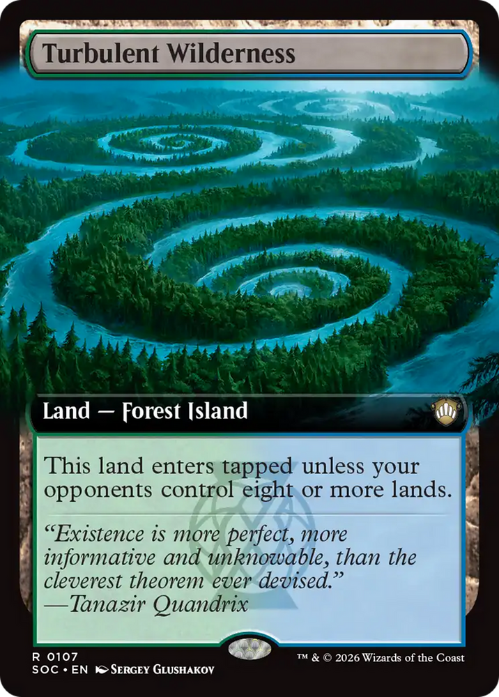 Turbulent Wilderness (Extended Art) [Secrets of Strixhaven Commander]