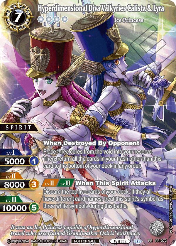 Hyperdimensional Diva Valkyries Calista & Lyra (PR-072) [Battle Spirits Saga Promo Cards]