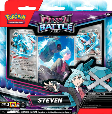 Rival Battle Deck - Steven - TCG Code Card