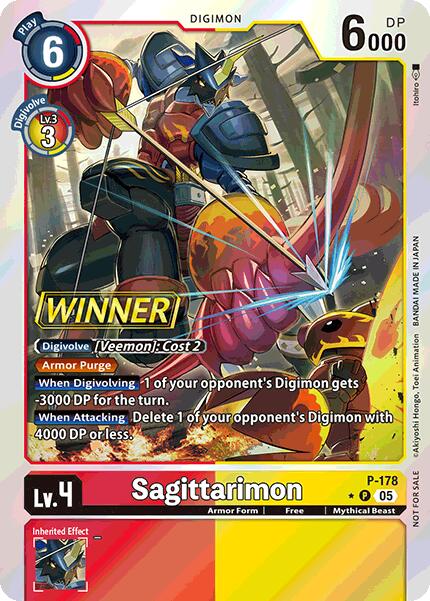 Sagittarimon [P-178] (Store Tournament 2025 Vol.2 Winner Pack) [Promotional Cards]