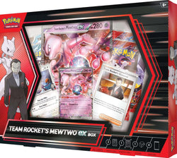 Team Rocket's Mewtwo ex Box - TCG Code Card