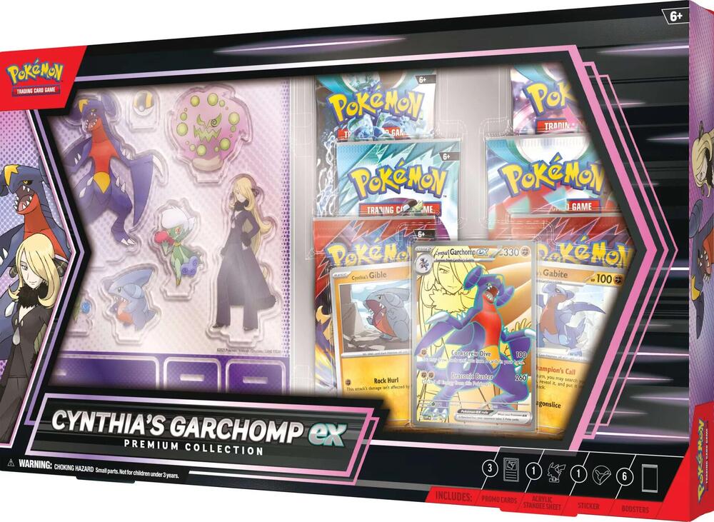 Cynthia's Garchomp ex Premium Collection - TCG Code Card