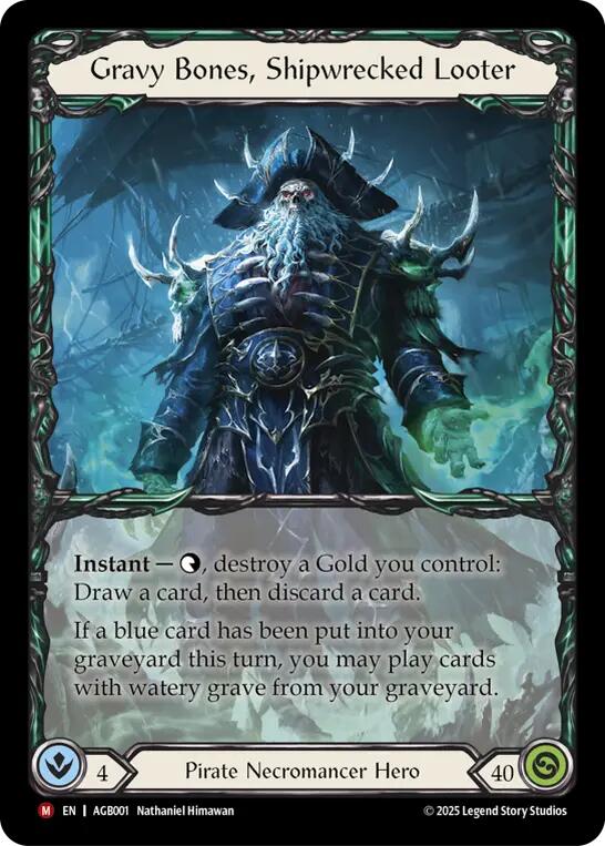 Gravy Bones, Shipwrecked Looter (Regular) [AGB001] (Armory Deck: Gravy Bones)