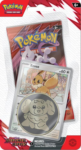 Destined Rivals 1 Pack Blister: Eevee - TCG Code Card