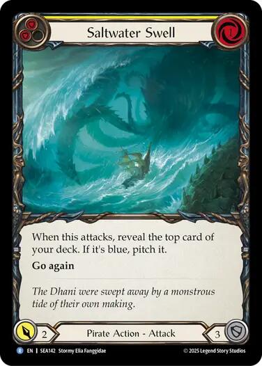 Saltwater Swell (Yellow) [SEA142] (High Seas)