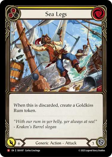 Sea Legs [SEA187] (High Seas)  Rainbow Foil