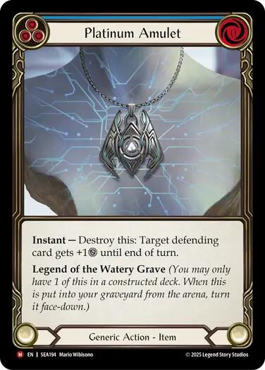 Platinum Amulet [SEA194] (High Seas)