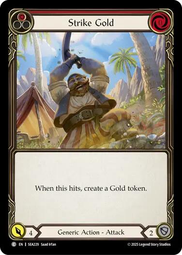 Strike Gold (Red) [SEA229] (High Seas)