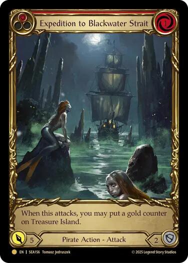 Expedition to Blackwater Strait (Treasure) [SEA156] (High Seas)  Cold Foil