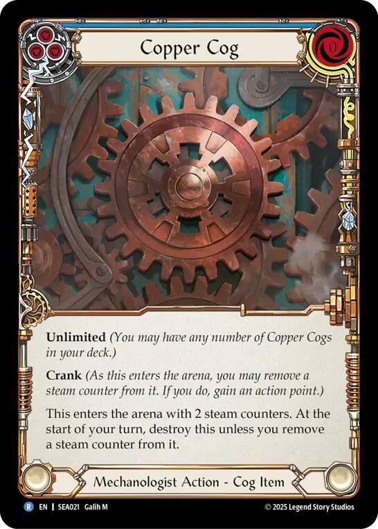 Copper Cog [SEA021] (High Seas)  Rainbow Foil