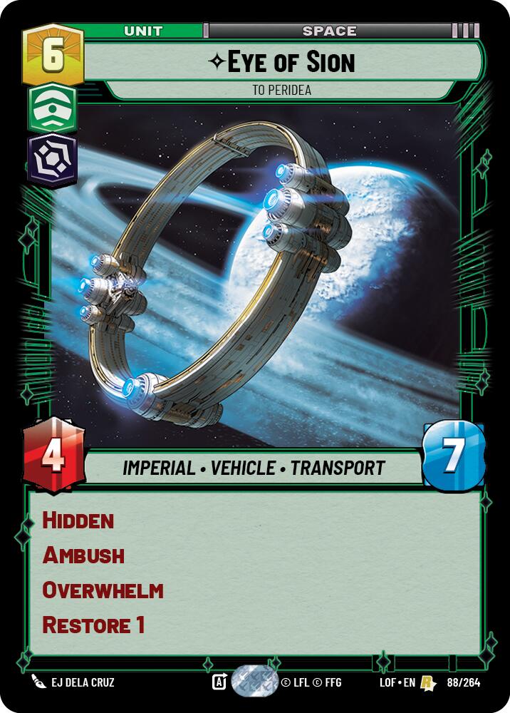 Eye of Sion - To Peridea (88/264) (88/264) [Legends of the Force]