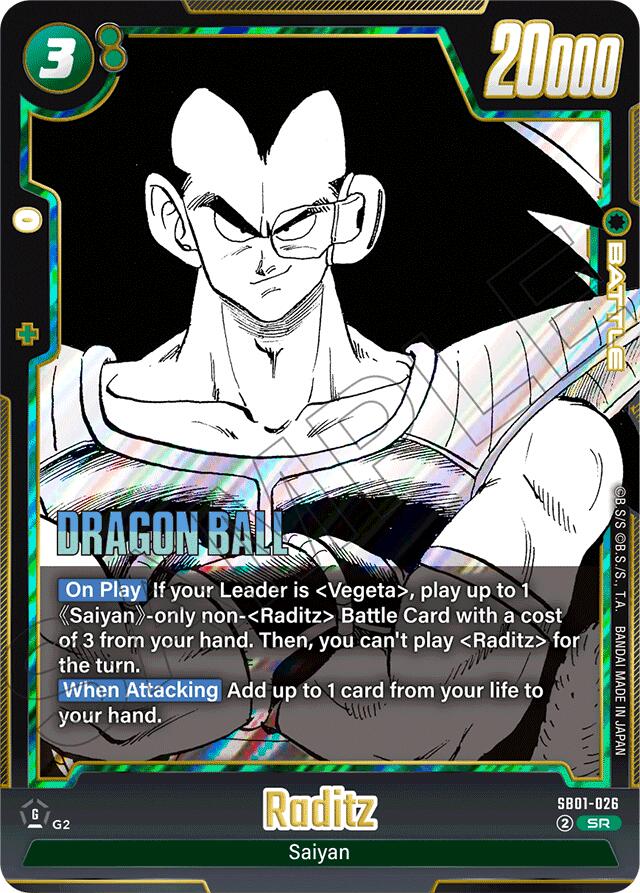 Raditz (SB01-026) [Manga Booster 01]